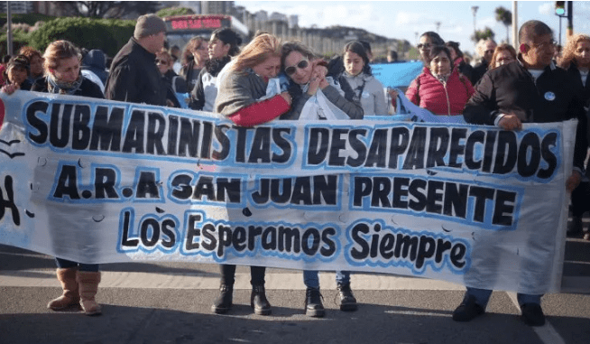 Fuerte rechazo de los familiares de las víctimas del ARA San Juan a la serie de Netflix